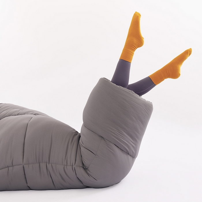 91家纺网 家纺一手货源 找家纺 VIP被业 2025新款简约纯色磨毛压被冬被被子被芯 灰色