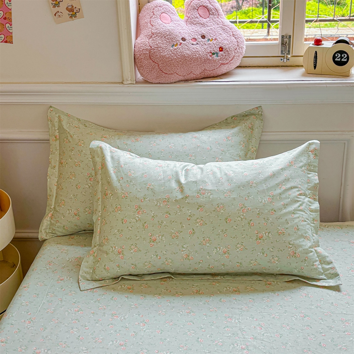 91家纺网 家纺一手货源 找家纺 花梦欣 2025新款全棉纯棉印花单品系列-多规格枕套单品枕套枕套单件 幽兰时光蓝