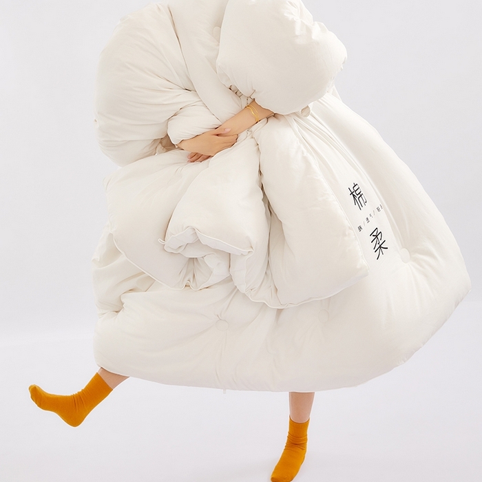 91家纺网 家纺一手货源 找家纺 （总）VIP被业 2025新款简约棉柔水洗棉被芯冬被被子被芯