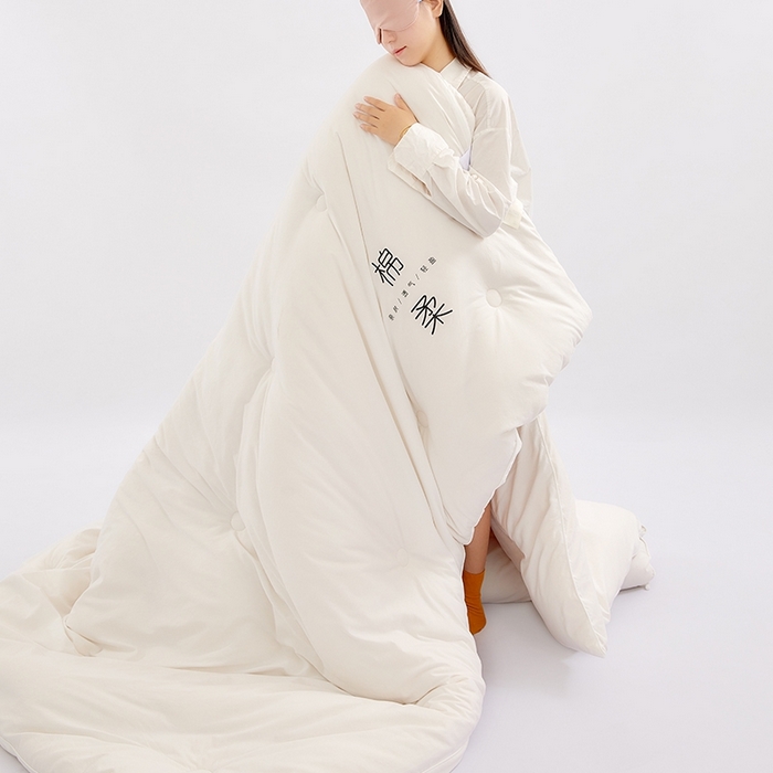 91家纺网 家纺一手货源 找家纺 （总）VIP被业 2025新款简约棉柔水洗棉被芯冬被被子被芯