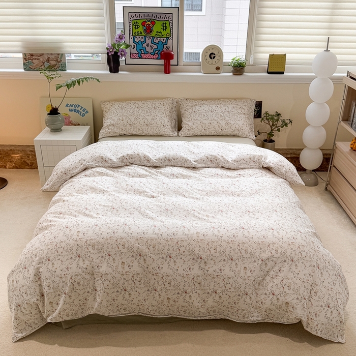 91家纺网 家纺一手货源 找家纺 （总）慕尚家纺 2025新款全棉纯棉母婴双层纱四件套