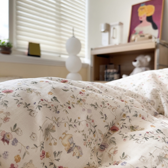 91家纺网 家纺一手货源 找家纺 （总）慕尚家纺 2025新款全棉纯棉母婴双层纱四件套