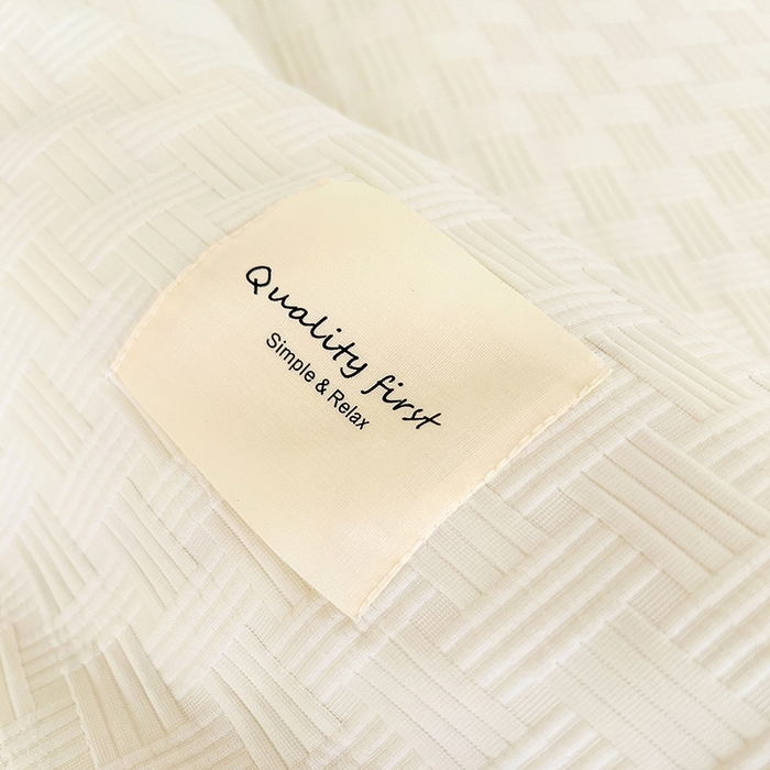 91家纺网 家纺一手货源 找家纺 （总）VIP被业 2025新款简约纯色华夫格提花大豆子母被被子被芯