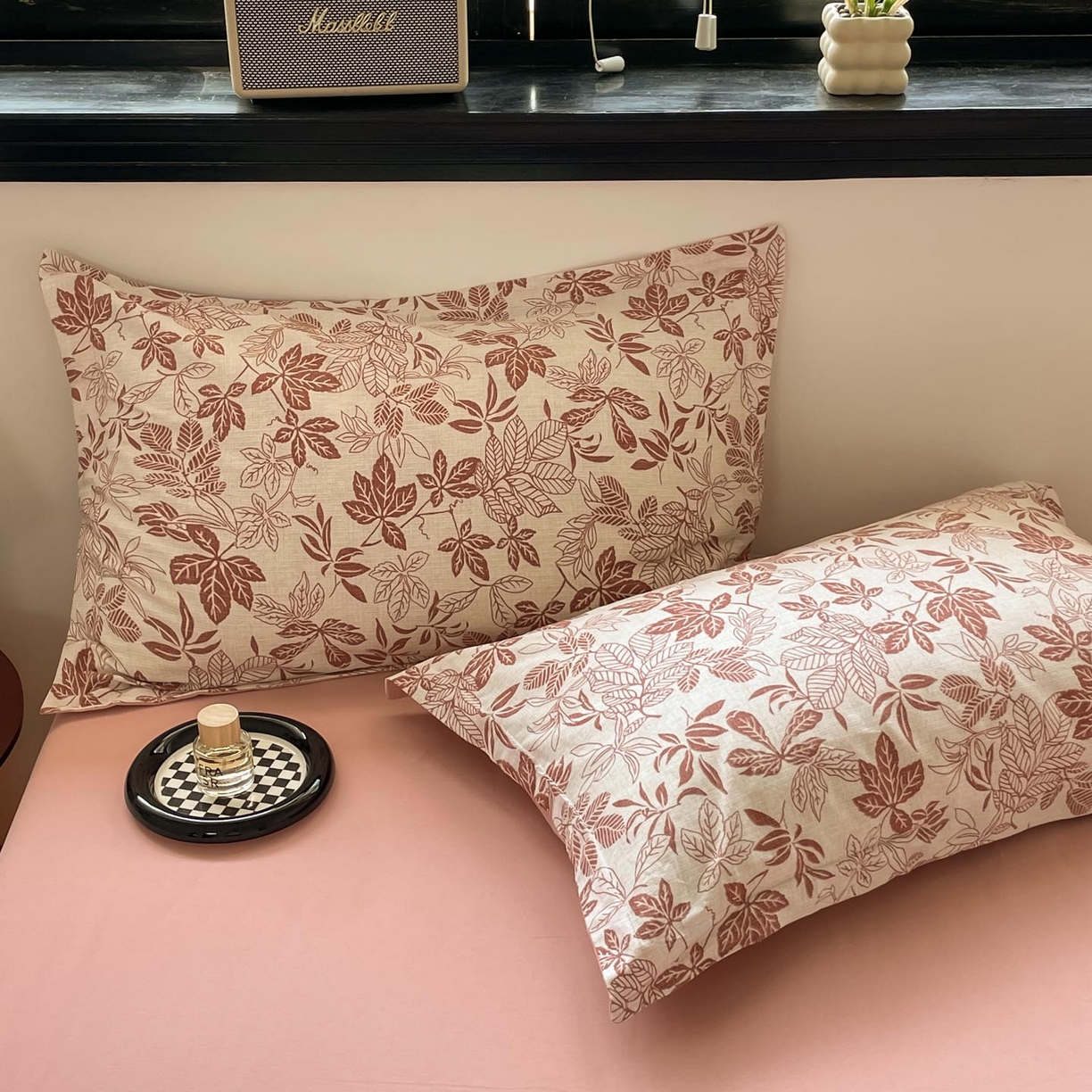 91家纺网 家纺一手货源 找家纺 涵宸家纺 2025新款加厚全棉磨毛印花四件套--罗马系列 场景一 F初春