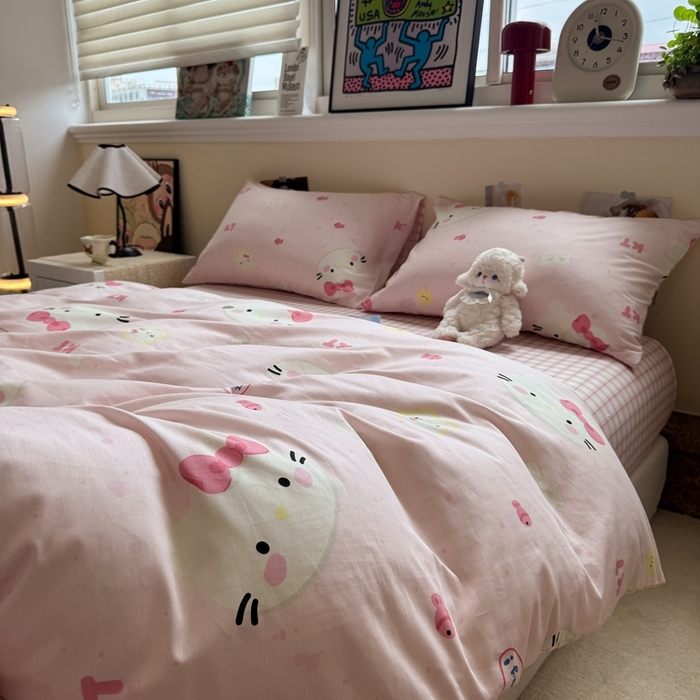 91家纺网 家纺一手货源 找家纺 （总）慕尚家纺 2025新款13070全棉纯棉印花四件套