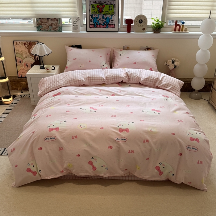 91家纺网 家纺一手货源 找家纺 （总）慕尚家纺 2025新款13070全棉纯棉印花四件套