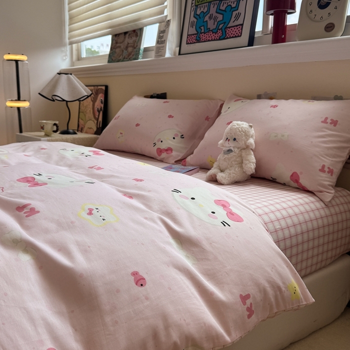 91家纺网 家纺一手货源 找家纺 （总）慕尚家纺 2025新款13070全棉纯棉印花四件套