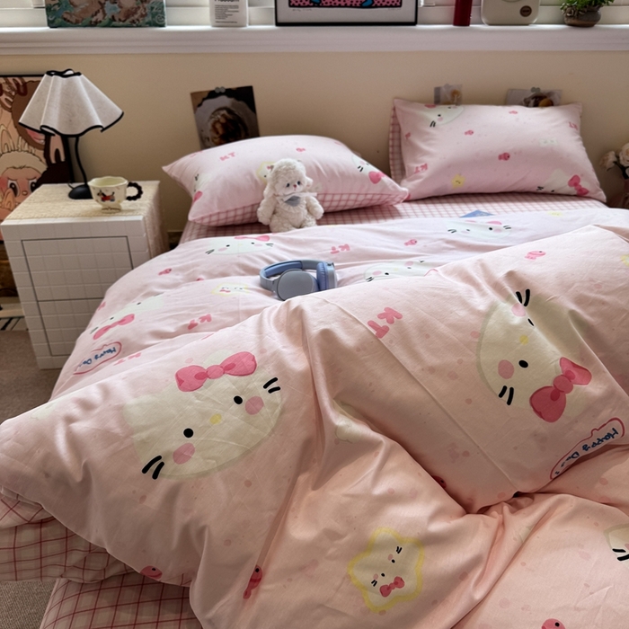 91家纺网 家纺一手货源 找家纺 （总）慕尚家纺 2025新款13070全棉纯棉印花四件套