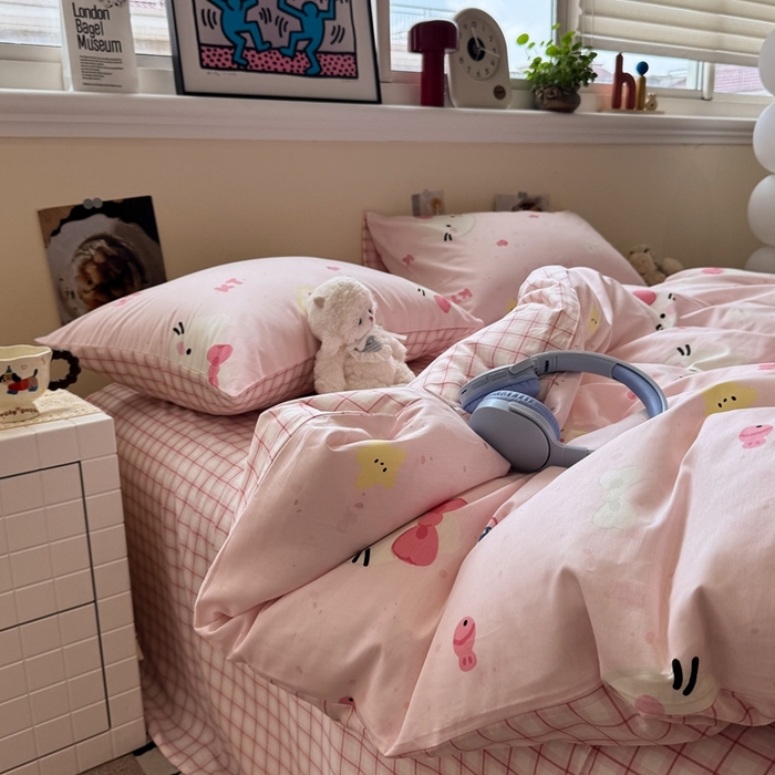 91家纺网 家纺一手货源 找家纺 （总）慕尚家纺 2025新款13070全棉纯棉印花四件套