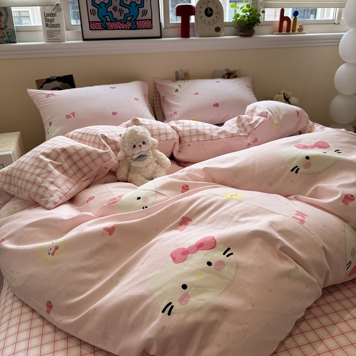 91家纺网 家纺一手货源 找家纺 （总）慕尚家纺 2025新款13070全棉纯棉印花四件套