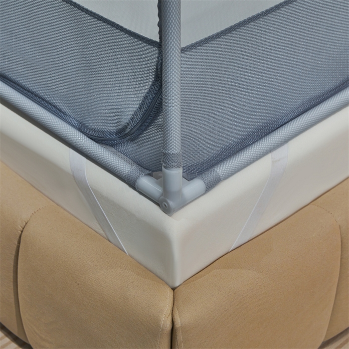 91家纺网 家纺一手货源 找家纺 （总）佳梦家纺 2025新款防摔款花边六棱方帐蚊帐-星河系列