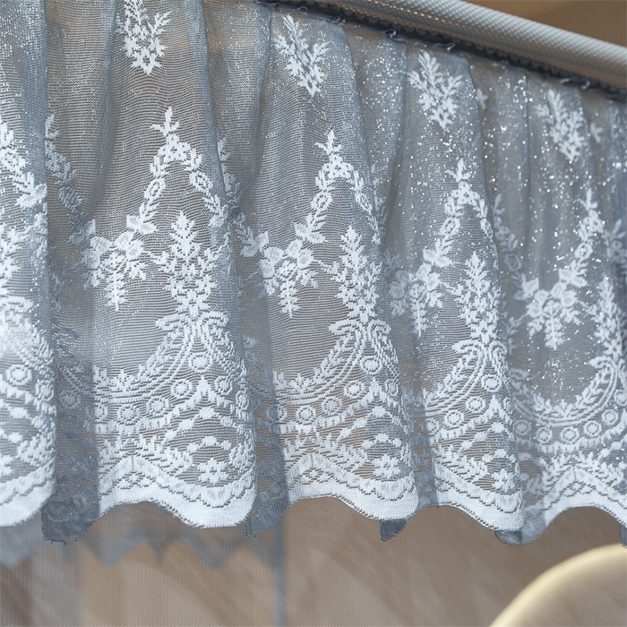 91家纺网 家纺一手货源 找家纺 （总）佳梦家纺 2025新款防摔款花边六棱方帐蚊帐-星河系列