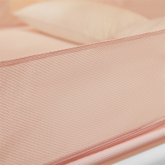 91家纺网 家纺一手货源 找家纺 佳梦家纺 2025新款防摔款花边六棱方帐蚊帐-星河系列 星河-粉玉