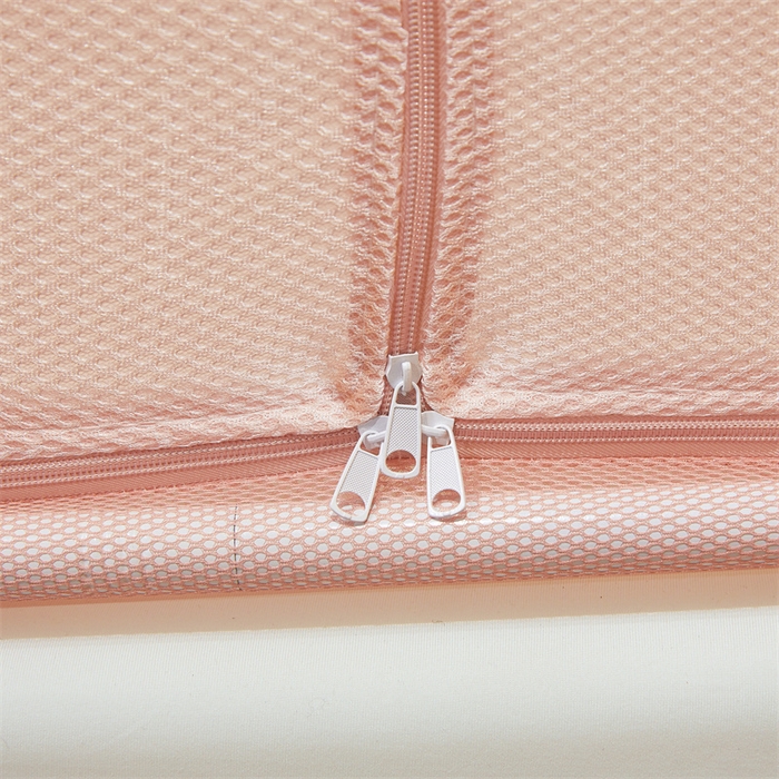 91家纺网 家纺一手货源 找家纺 佳梦家纺 2025新款防摔款花边六棱方帐蚊帐-星河系列 星河-粉玉