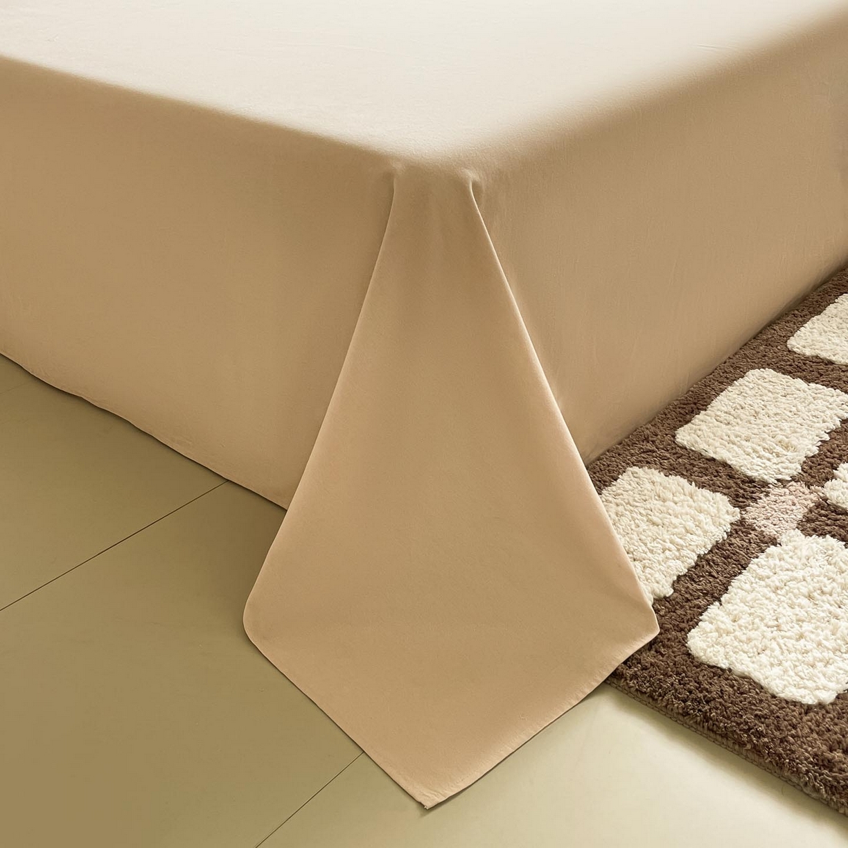 91家纺网 家纺一手货源 找家纺 涵宸家纺 2025新款加厚全棉磨毛印花四件套--罗马系列 场景一 F絮语