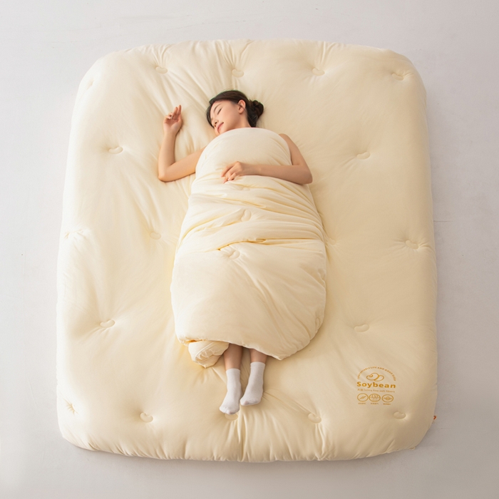 91家纺网 家纺一手货源 找家纺 （总）栩裕纺织 2025新款纯色超柔云朵针织被被子被芯冬被