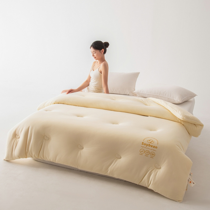 91家纺网 家纺一手货源 找家纺 （总）栩裕纺织 2025新款纯色超柔云朵针织被被子被芯冬被