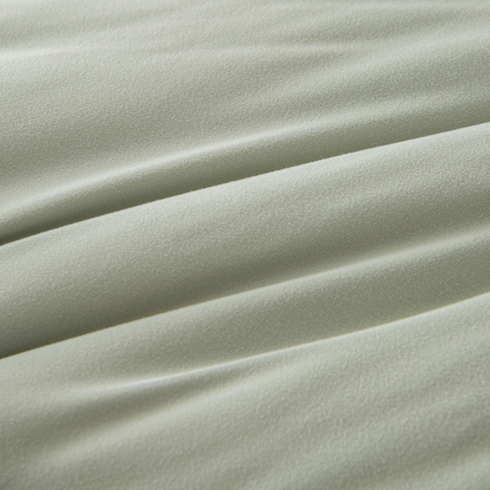 91家纺网 家纺一手货源 找家纺 栩裕纺织 2025新款纯色超柔云朵针织被被子被芯冬被 云朵被-草绿色