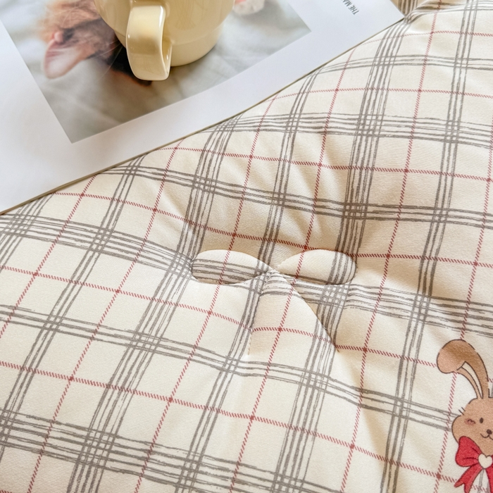 91家纺网 家纺一手货源 找家纺 栩裕纺织 2025新款印花针织棉牛奶被被子被芯冬被 流金