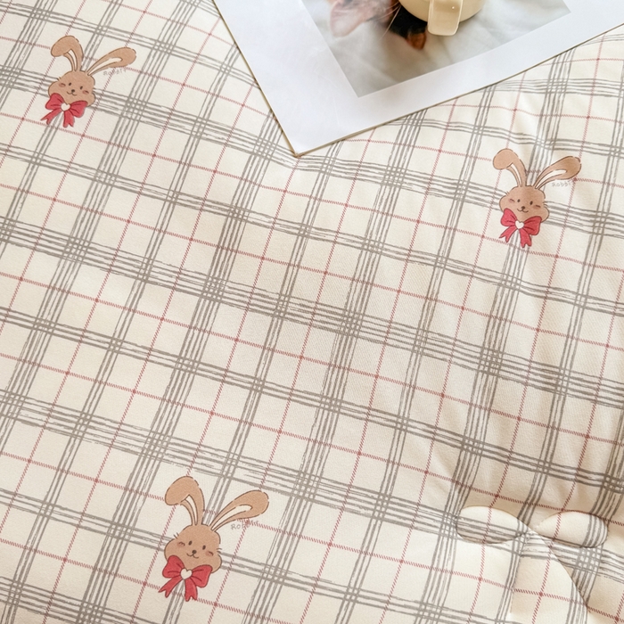 91家纺网 家纺一手货源 找家纺 栩裕纺织 2025新款印花针织棉牛奶被被子被芯冬被 流金