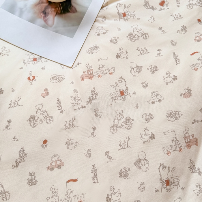 91家纺网 家纺一手货源 找家纺 栩裕纺织 2025新款印花针织棉牛奶被被子被芯冬被 尚可可