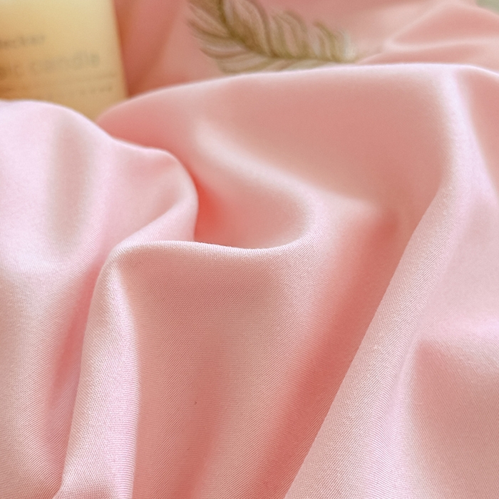 91家纺网 家纺一手货源 找家纺 柔享家（原芷澜家纺） 2025新款水洗棉磨毛系列四件套-恩格斯 粉玉+嫩绿