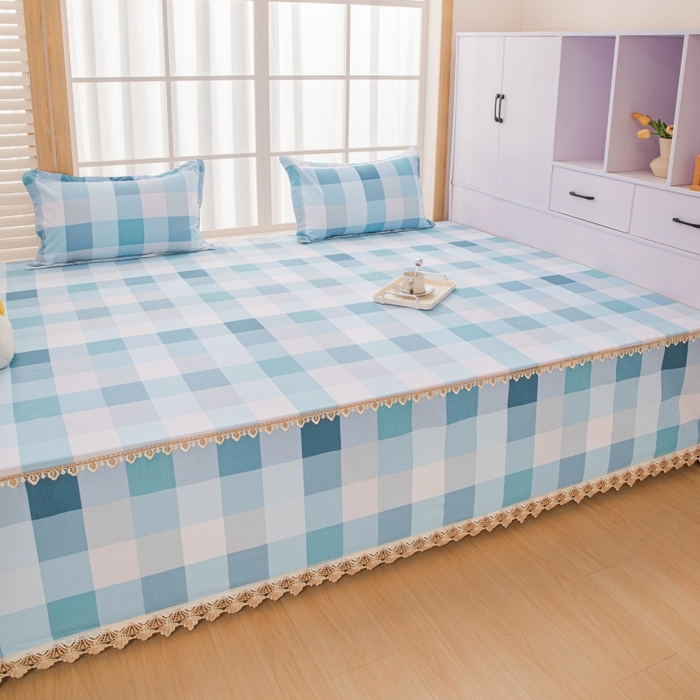 91家纺网 家纺一手货源 找家纺 手艺人家纺 2025新款单层老粗布炕盖LDK23-LDK27 LDK27