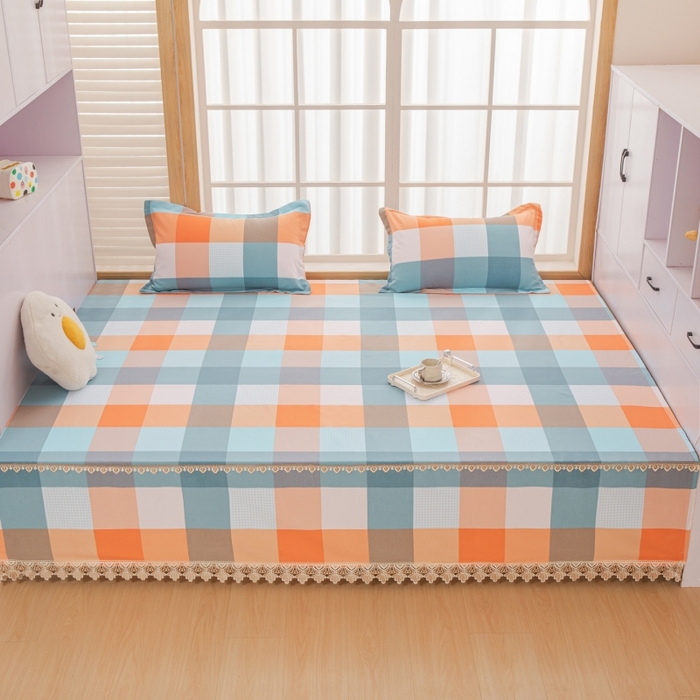 91家纺网 家纺一手货源 找家纺 手艺人家纺 2025新款单层老粗布炕盖LDK23-LDK27 LDK25