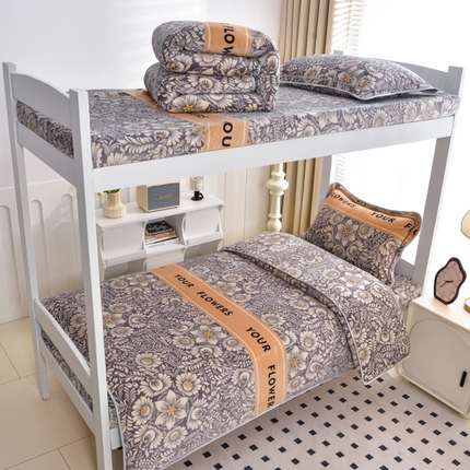 91家纺网 家纺一手货源 找家纺 （总）芯诗曼家纺 2025新款金貂绒牛奶绒印花三件套