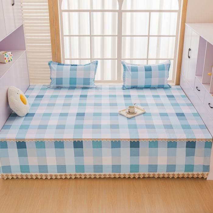 91家纺网 家纺一手货源 找家纺 手艺人家纺 2025新款单层老粗布炕盖LDK23-LDK27 LDK27