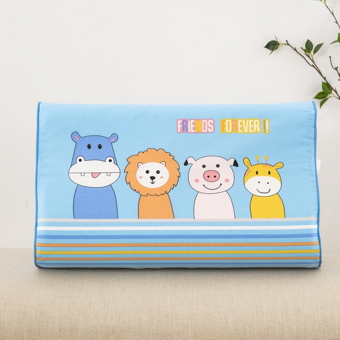 91家纺网 家纺一手货源 找家纺 大黄蜂家居家纺 2025新款全棉13372棉儿童卡通乳胶枕套 好朋友