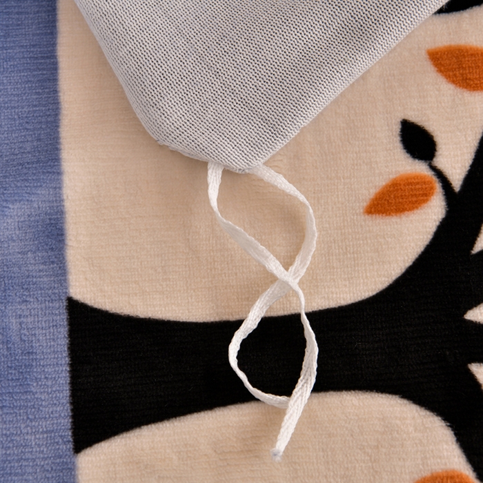 91家纺网 家纺一手货源 找家纺 芯诗曼家纺 2025新款金貂绒牛奶绒印花三件套 发财鹿