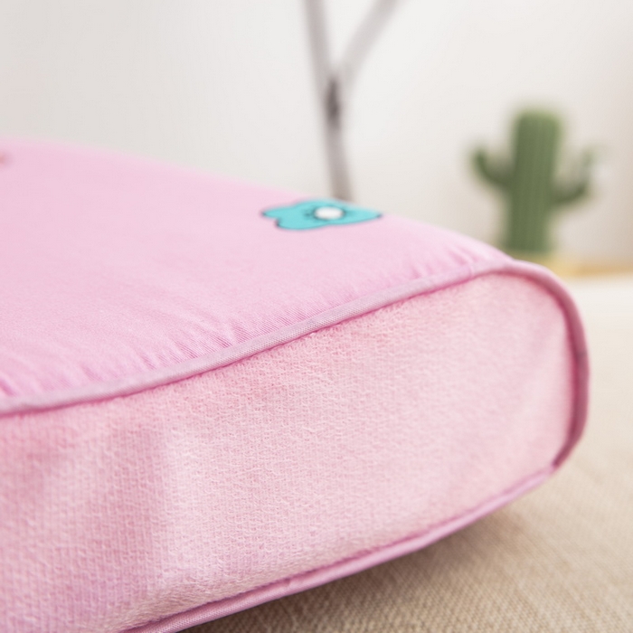 91家纺网 家纺一手货源 找家纺 大黄蜂家居家纺 2025新款全棉13372棉儿童卡通乳胶枕套 可爱女孩