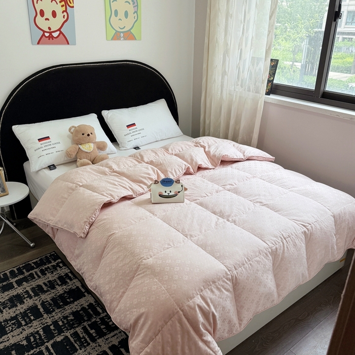 （总）静若居羽绒被壳 2025新款双层全棉提花羽绒被壳冬被