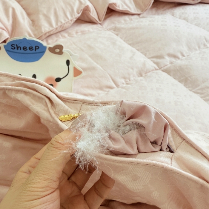 91家纺网 家纺一手货源 找家纺 （总）静若居羽绒被壳 2025新款双层全棉提花羽绒被壳冬被