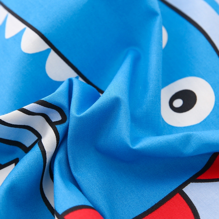 91家纺网 家纺一手货源 找家纺 鱼宝 2025新款全棉幼儿园套件 三件套—童真系列 飞机恐龙