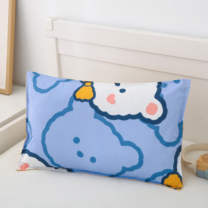 91家纺网 家纺一手货源 找家纺 鱼宝 2025新款全棉幼儿园套件 三件套—童真系列 领结熊