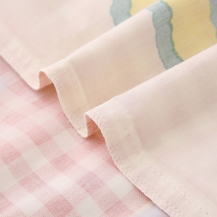 91家纺网 家纺一手货源 找家纺 鱼宝 2025新款全棉幼儿园套件 三件套—童真系列 奶油草莓