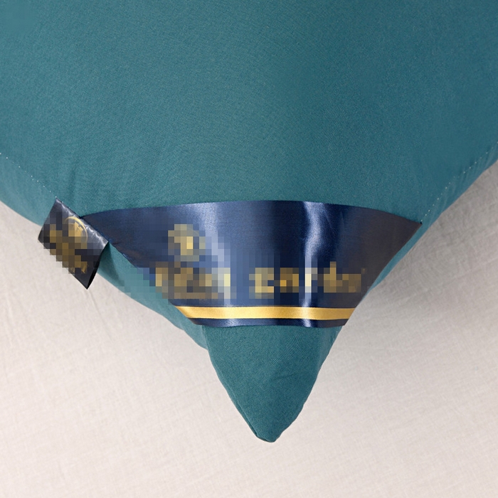 91家纺网 家纺一手货源 找家纺 永乐枕芯 2025新款引流热款酒店单双边羽丝绒枕头枕芯（尺寸和重量均可定制） 单边蓝色