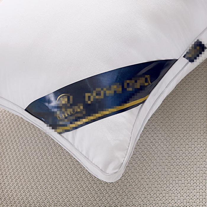 91家纺网 家纺一手货源 找家纺 永乐枕芯 2025新款引流热款酒店单双边羽丝绒枕头枕芯（尺寸和重量均可定制） 立体白色