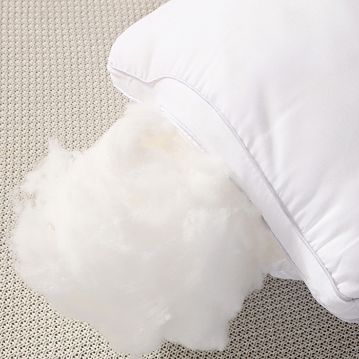 91家纺网 家纺一手货源 找家纺 永乐枕芯 2025新款引流热款酒店单双边羽丝绒枕头枕芯（尺寸和重量均可定制） 立体白色