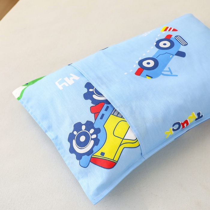 91家纺网 家纺一手货源 找家纺 鱼宝 2025新款全棉幼儿园套件 三件套—童真系列 都市汽车