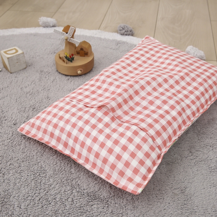 91家纺网 家纺一手货源 找家纺 鱼宝 2025新款全棉幼儿园套件 三件套—童真系列 蜜桃女孩