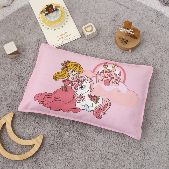 91家纺网 家纺一手货源 找家纺 鱼宝 2025新款全棉幼儿园套件 三件套—童真系列 城堡公主