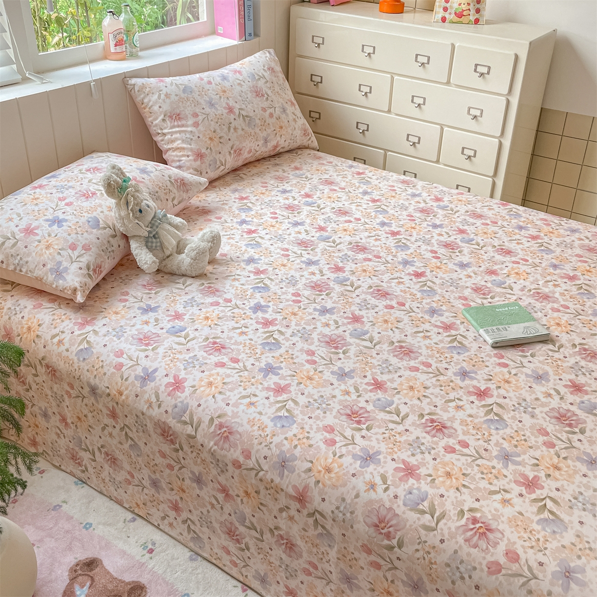 91家纺网 家纺一手货源 找家纺 （总）如约 2025新款全棉印花单床单