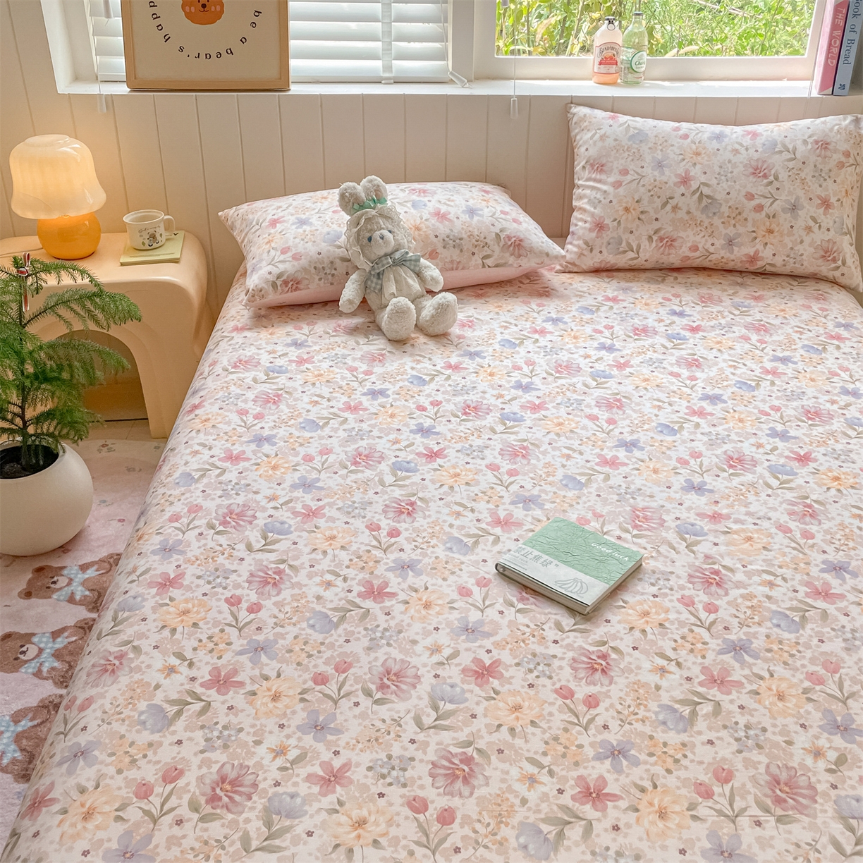 91家纺网 家纺一手货源 找家纺 （总）如约 2025新款全棉印花单床单