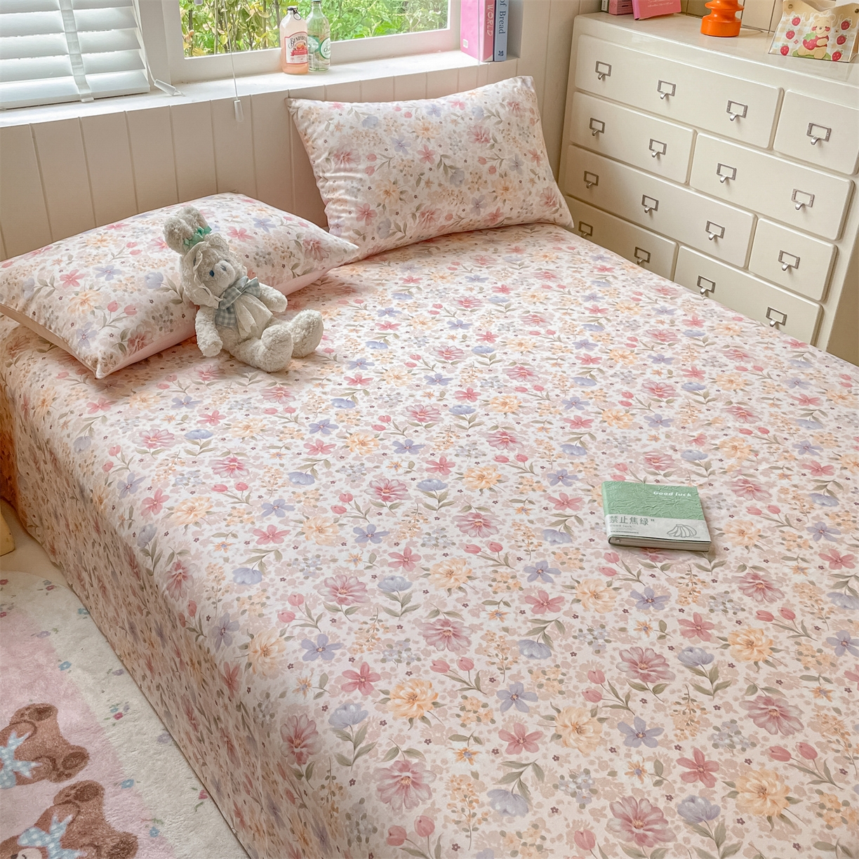 91家纺网 家纺一手货源 找家纺 （总）如约 2025新款全棉印花单床单