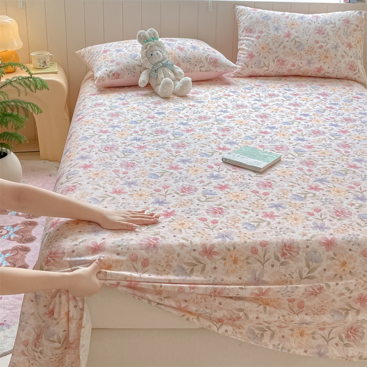 91家纺网 家纺一手货源 找家纺 （总）如约 2025新款全棉印花单床单