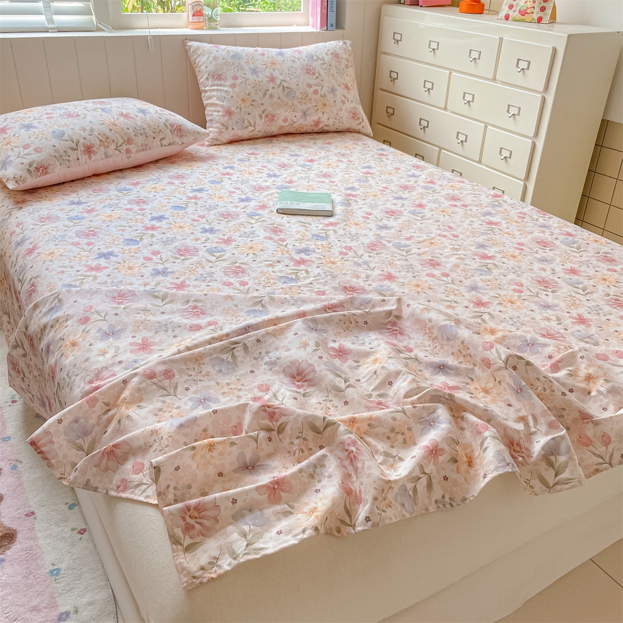 91家纺网 家纺一手货源 找家纺 （总）如约 2025新款全棉印花单床单