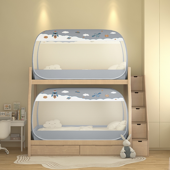 91家纺网 家纺一手货源 找家纺 （总）佳梦家纺 2025新款学生免安装蚊帐